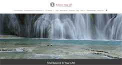 Desktop Screenshot of findbalanceinyourlife.com